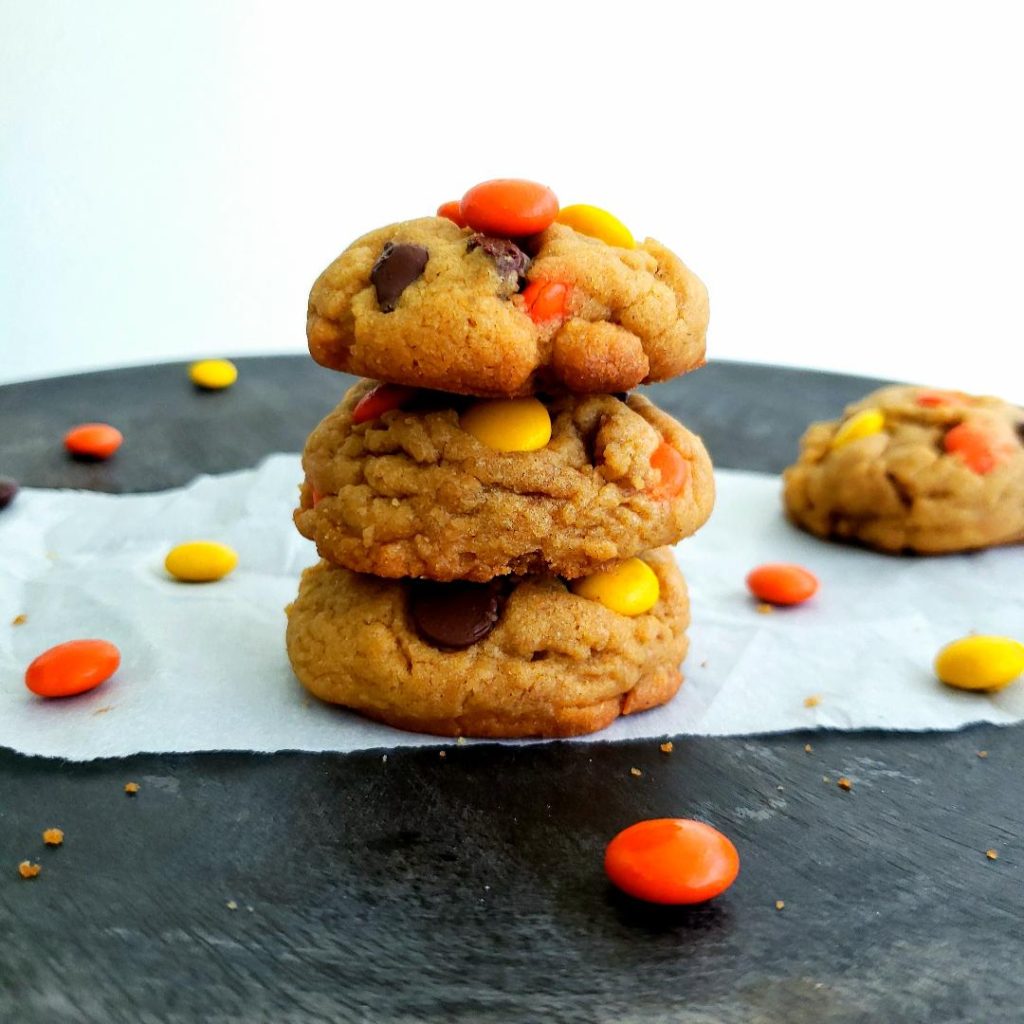 Reese's Pieces Cookies Recipe - Whisking Wolf