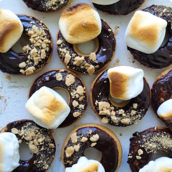 S'mores Donuts - Whisking Wolf