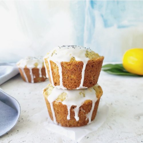 Lemon Poppy Seed Muffins - Whisking Wolf