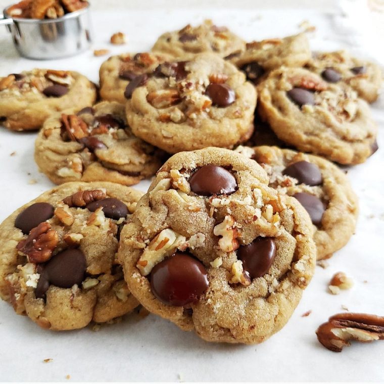 Chocolate Chip Pecan Cookies - Whisking Wolf