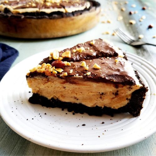 Frozen Peanut Butter Pie - Whisking Wolf