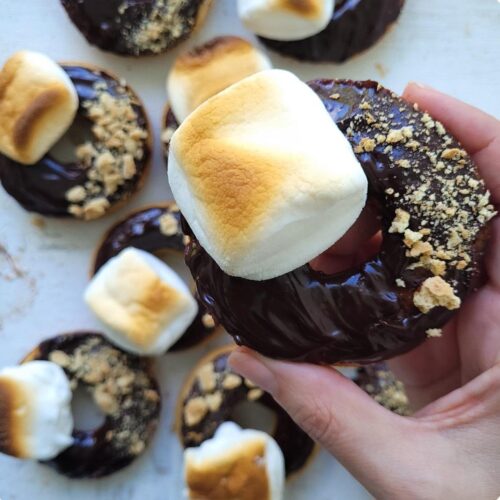 S'mores Donuts - Whisking Wolf