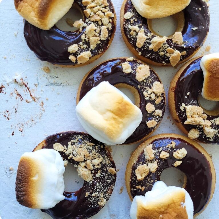 S'mores Donuts - Whisking Wolf