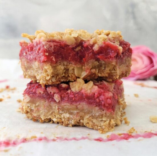 Raspberry Streusel Bars - Whisking Wolf